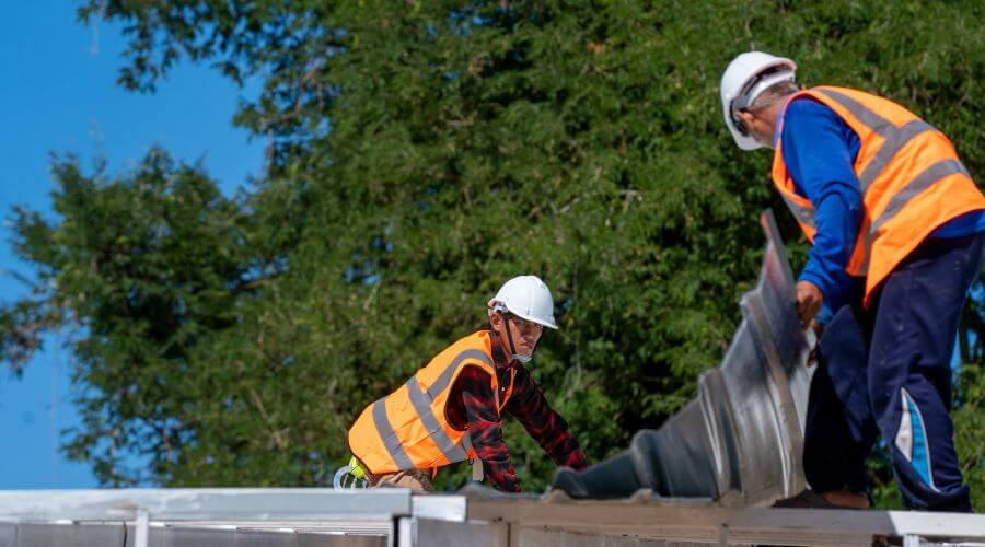 Professional metal roof installation in Brighton, MI